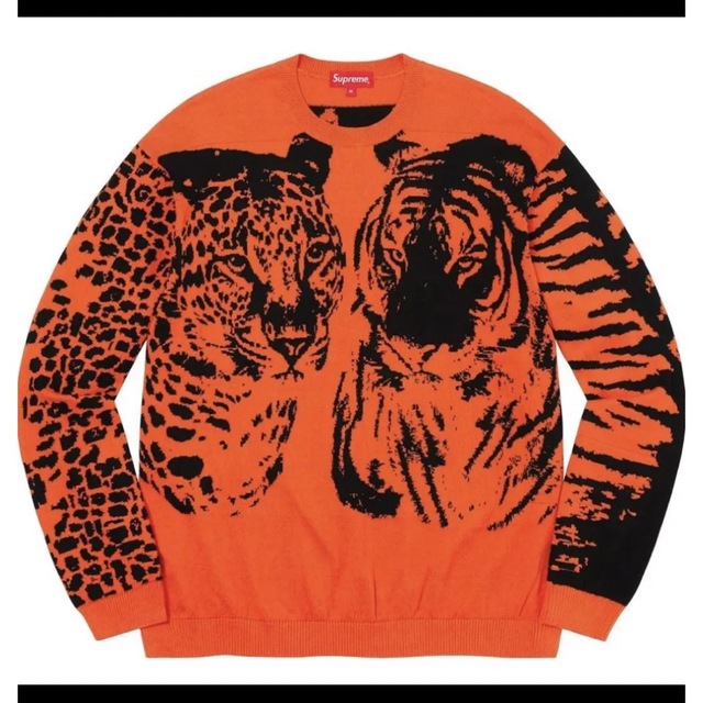 XL Supreme Big Cats Jacquard L/S Top