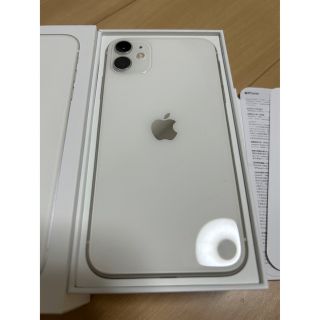 iPhone 11 本体 128GB 美品  white