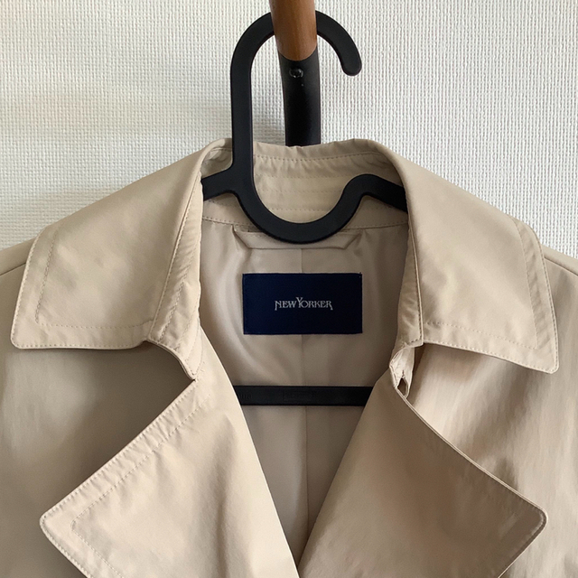 NEWYORKER - ニューヨーカー ポリエステルタフタ シングルトレンチ