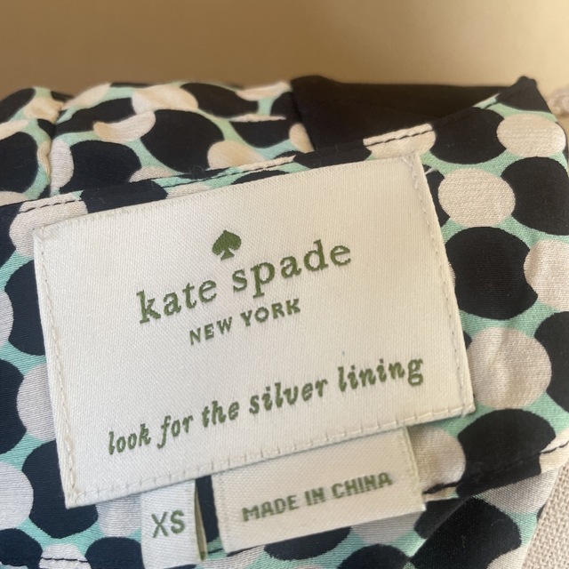 kate spade new york(ケイトスペードニューヨーク)のケイトスペード　ワンピースXS レディースのワンピース(ひざ丈ワンピース)の商品写真