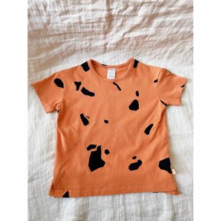 コドモビームス(こどもビームス)のtinycottons 柄Tシャツとbon bon butik リネンパンツ(Tシャツ/カットソー)