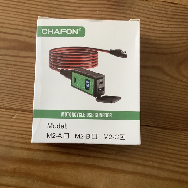 CHAFONモーターサイクルUSB急速充電器 スマホ/家電/カメラのスマートフォン/携帯電話(その他)の商品写真