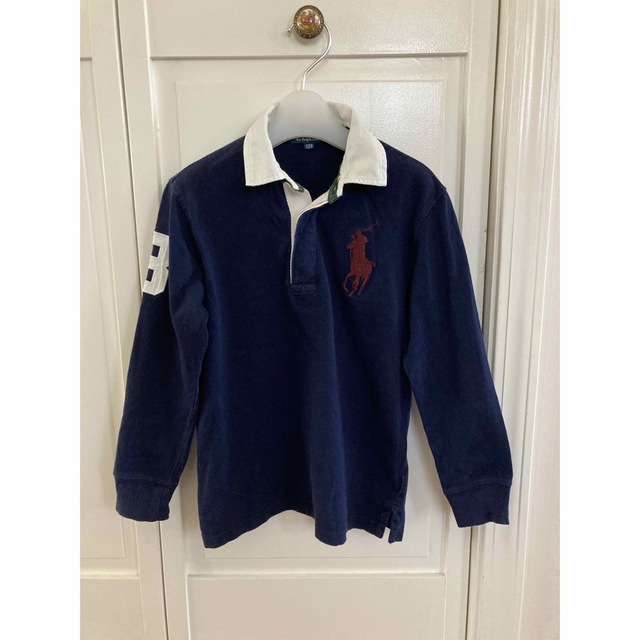 POLO RALPH LAUREN(ポロラルフローレン)のポロ　ラルフローレン　ラガーシャツ　130㎝　 キッズ/ベビー/マタニティのキッズ服男の子用(90cm~)(Tシャツ/カットソー)の商品写真