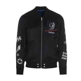 ディーゼル(DIESEL)のDIESEL スカジャン J-SMOKED JACKET ブラック L(スカジャン)