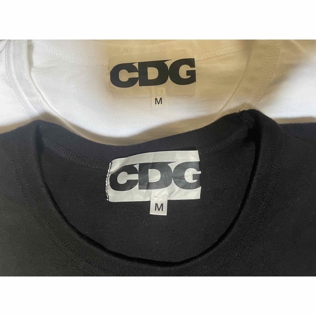 【2枚セット】完売品 CDG oversized Tシャツ Mサイズ 白＋黒