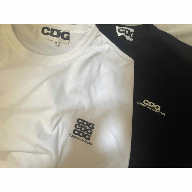【2枚セット】完売品 CDG oversized Tシャツ Mサイズ 白＋黒