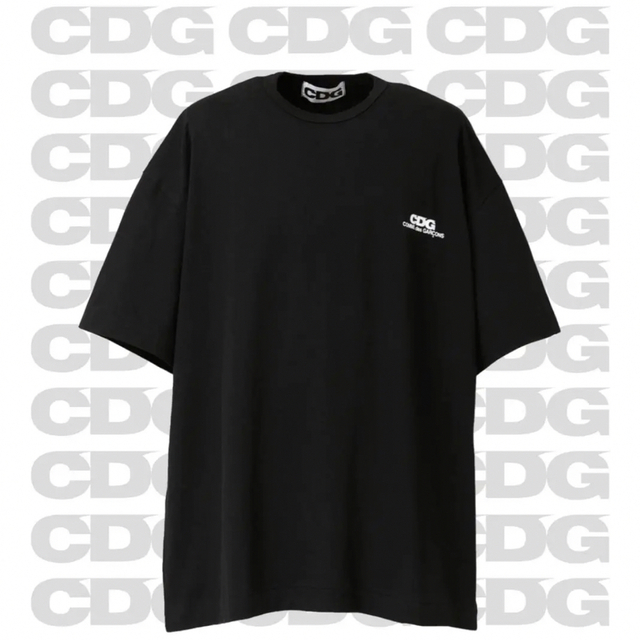 【2枚セット】完売品 CDG oversized Tシャツ Mサイズ 白＋黒