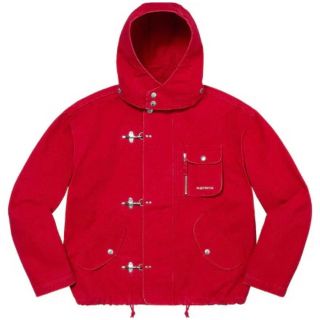 シュプリーム(Supreme)の新品　未使用　シュプリーム　クリップジャケット　ブルゾン　赤　レッド(ブルゾン)