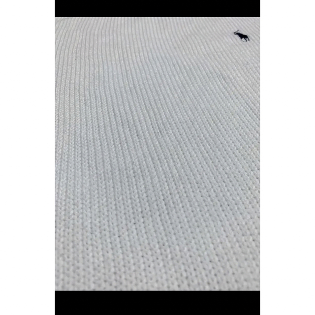 【新品タグ付き】ラルフローレン 半袖ニット トップス ホワイト Mサイズ