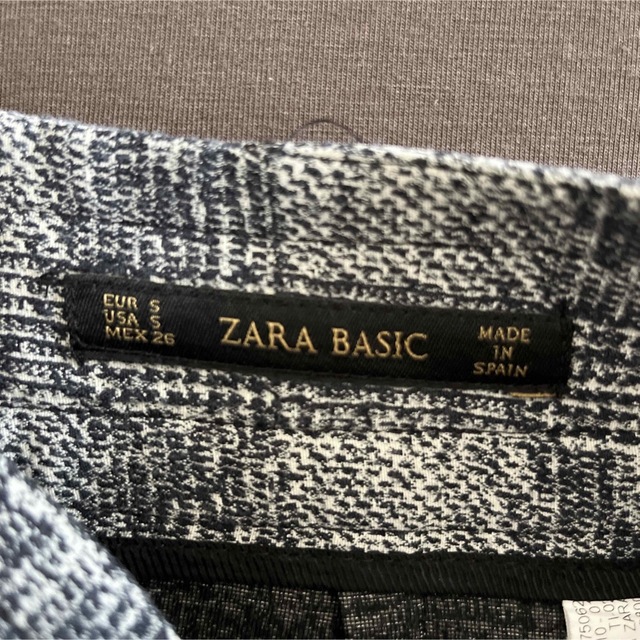 ZARA(ザラ)のザラベーシック　グレーチェックのスカート レディースのスカート(ミニスカート)の商品写真