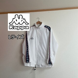カッパ(Kappa)のKappa カッパ 90s ヴィンテージ バックロゴ 刺繍ロゴ(ナイロンジャケット)