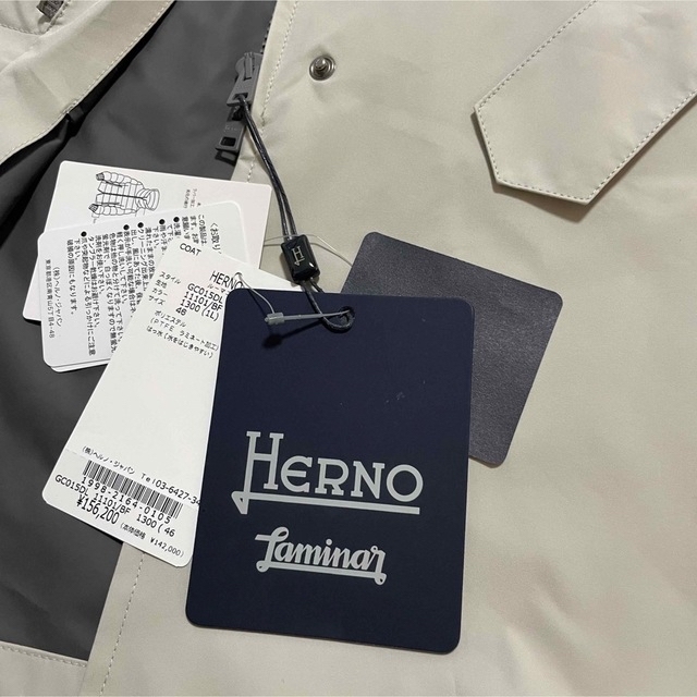 HERNO スプリングコート レインコート 新品未使用 タグ付き LAMINAR
