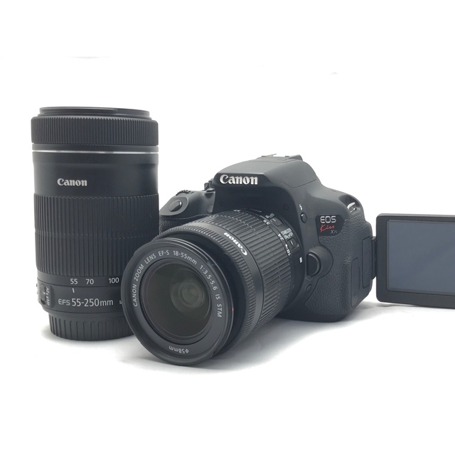【L80】Canon EOS KISS X7i ダブルズームキット 一眼レフ