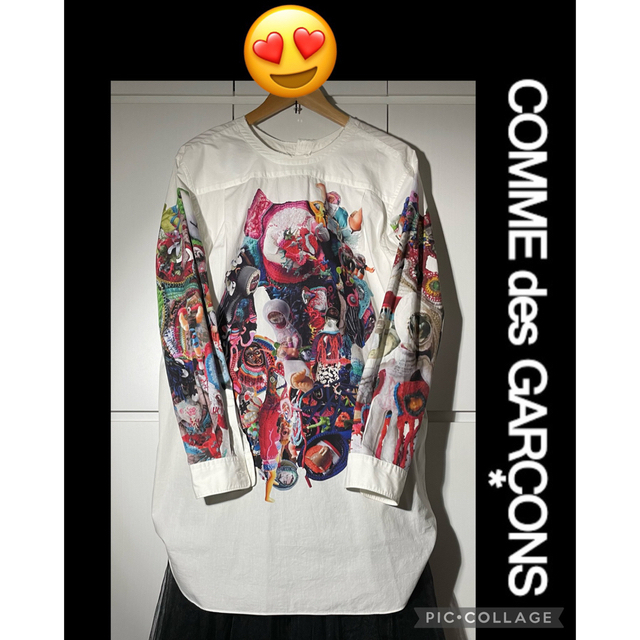 comme des garcons ギャルソン ロングシャツ 後ろ前シャツ 1