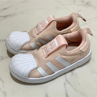 アディダス(adidas)のアディダス　子供靴　17cm ピンク(スニーカー)