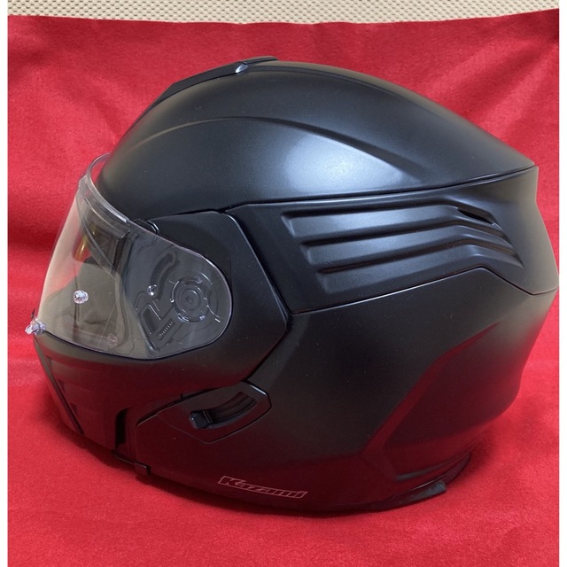 OGK KABUTO(オージーケーカブト)の【未使用品】バイクヘルメット　Kabuto kazami サイズXL 黒 自動車/バイクのバイク(ヘルメット/シールド)の商品写真