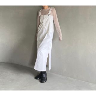 本日限定値下EDWIN × ETRE TOKYO  コラボ　サスペンダースカート