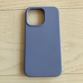 MILPROX iPhone13 Pro 用 シリコンケース パープル(iPhoneケース)