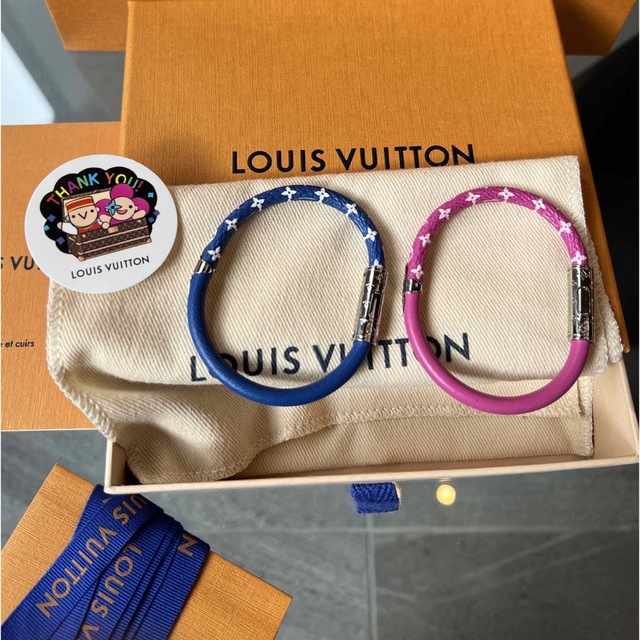 LOUIS VUITTON ルイヴィトン LVエスカル バングル 2個セット-