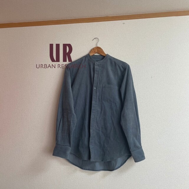 URBAN RESEARCH(アーバンリサーチ)のURBAN RESEARCH コーデュロイ シンプル バンドカラー メンズのトップス(シャツ)の商品写真