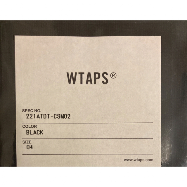 新品 Wtaps AII 02 SS Tee Shirt Black XL 2