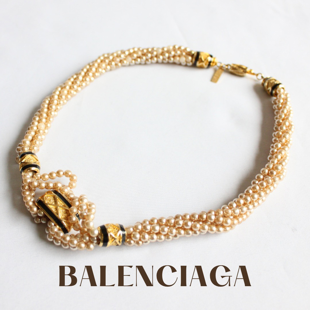 BALENCIAGA バレンシアガ ツイストネックレス | www.innoveering.net