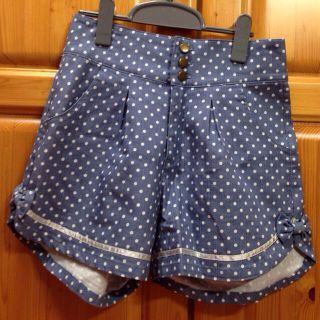 フィント(F i.n.t)のフィント♡ドット＆リボンパンツ(ショートパンツ)