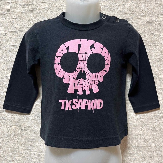 【TK SAPKID/80】ブランドロゴスカルプリントロンT キッズ/ベビー/マタニティのベビー服(~85cm)(Ｔシャツ)の商品写真