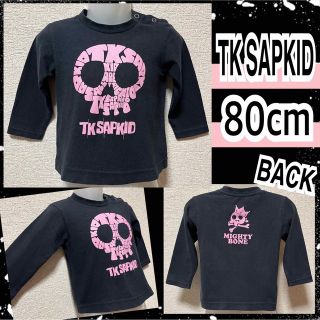 【TK SAPKID/80】ブランドロゴスカルプリントロンT(Ｔシャツ)