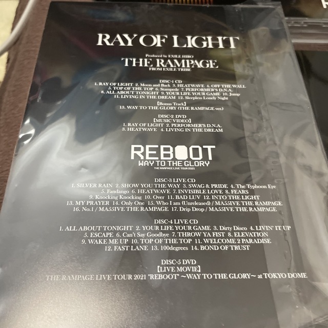 THE RAMPAGE(ザランページ)のRAY OF LIGHT DVD エンタメ/ホビーのDVD/ブルーレイ(ミュージック)の商品写真