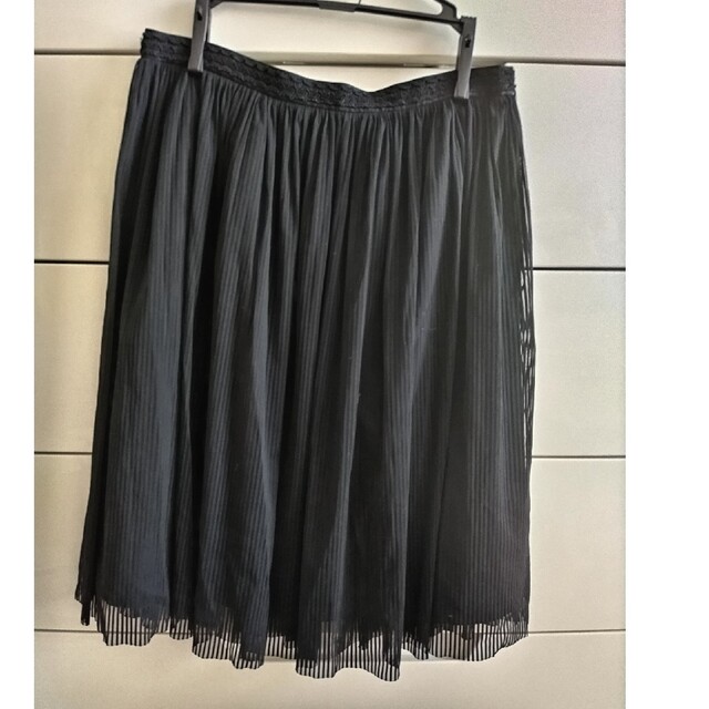 INDIVI(インディヴィ)のINDIVI　シフォンスカート レディースのスカート(ひざ丈スカート)の商品写真