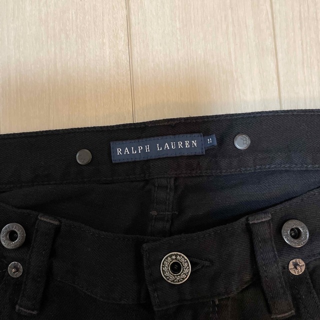 Ralph Lauren(ラルフローレン)のラルフローレン　黒　11号 レディースのパンツ(デニム/ジーンズ)の商品写真