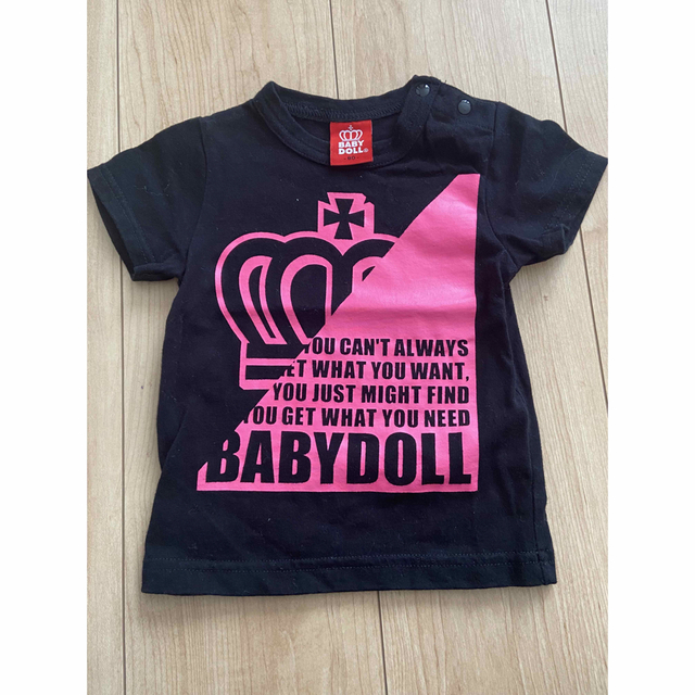 BABYDOLL(ベビードール)のBABYDOLL 半袖 Tシャツ 80cm 100cm キッズ/ベビー/マタニティのベビー服(~85cm)(Ｔシャツ)の商品写真