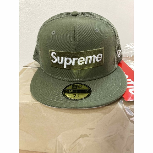 Supreme 23ss Box Logo Mesh Back New Era帽子