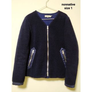 ノンネイティブ(nonnative)のnonnative ノンネイティブ ノーカラーボアジャケット(その他)