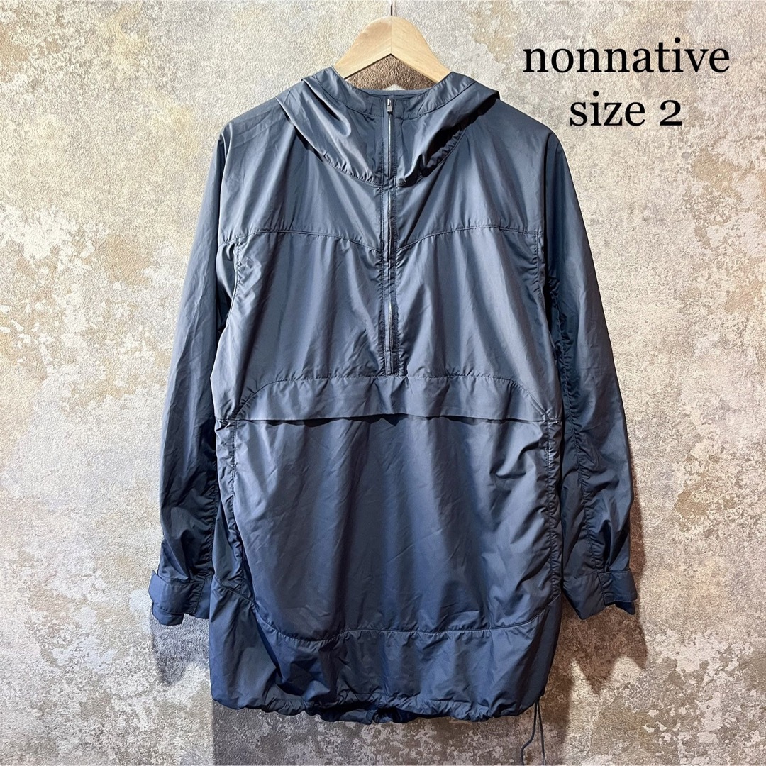 nonnative - nonnative ノンネイティブ ハーフジップ パーカー プル