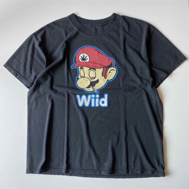 00s Vintage Wiid マリオ Tシャツ XL