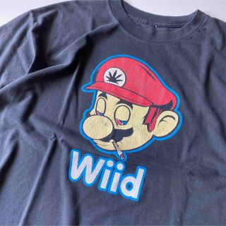 Vintage 00s Wiid マリオ Tシャツ L Super Mario