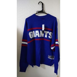 新品 NFL GIANTS ジャイアンツ オーバーサイズドニットセーター(アメリカンフットボール)