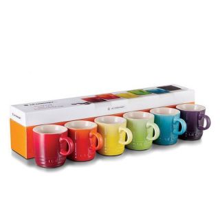 ルクルーゼ(LE CREUSET)のLE CREUSETル・クルーゼミニ・マグ (6個入リ) レインボーコレクション(食器)