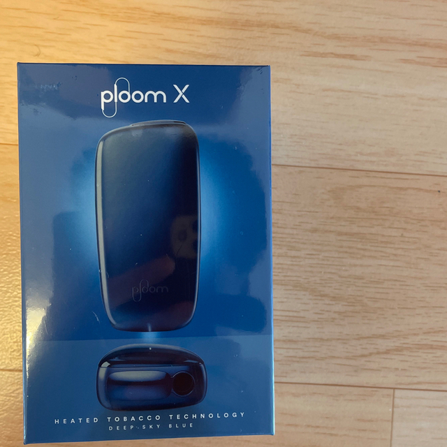 PloomTECH(プルームテック)の値段交渉可能　新品プルームX スターターキットディープスカイブルー箱なし メンズのファッション小物(タバコグッズ)の商品写真