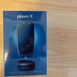 プルームテック(PloomTECH)の値段交渉可能　新品プルームX スターターキットディープスカイブルー箱なし(タバコグッズ)