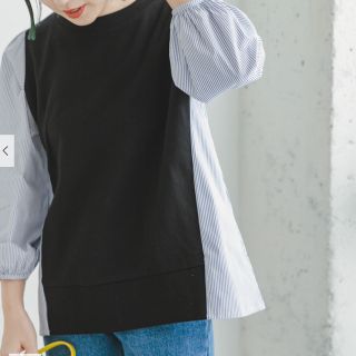 アーバンリサーチアイテムズ(URBAN RESEARCH ITEMS)の専用　フハクキリカエプルオーバー【BLK】未開封(カットソー(長袖/七分))