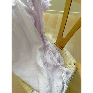 アソースメレ(ASAUCE MELER)のneco様専用　アソースメレ　ストール　　リネンストール　💜(ストール/パシュミナ)