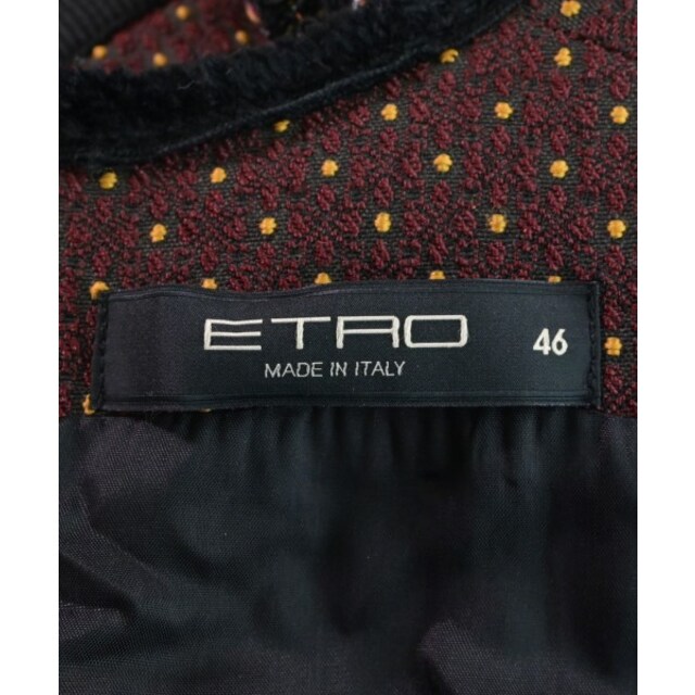 ETRO エトロ ワンピース 46(XL位) ピンク系x赤系等(ミックス) | tspea.org
