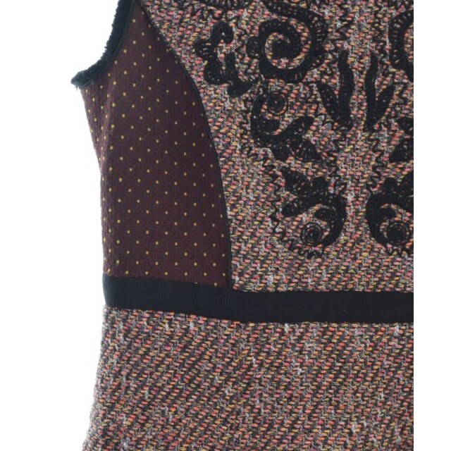 ETRO エトロ ワンピース 46(XL位) ピンク系x赤系等(ミックス) | tspea.org