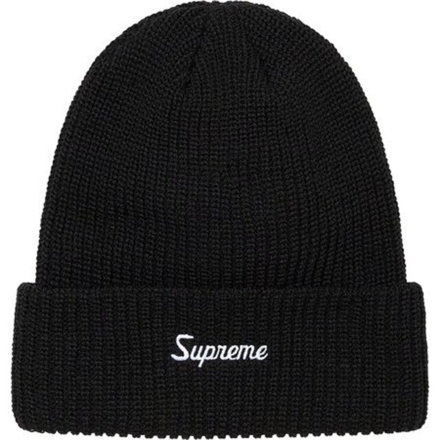 Supreme(シュプリーム)のSupreme Loose Gauge Beanie Black 22SS メンズの帽子(ニット帽/ビーニー)の商品写真