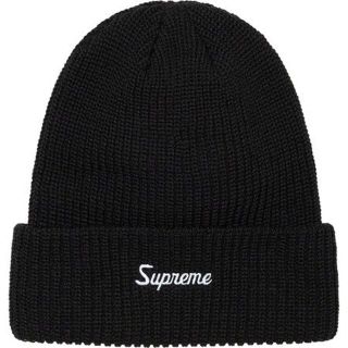 シュプリーム(Supreme)のSupreme Loose Gauge Beanie Black 22SS(ニット帽/ビーニー)