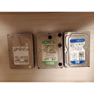 3.5インチHDD 1TB ３個(PC周辺機器)