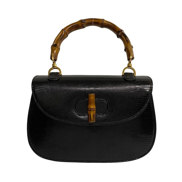 美しい - Gucci 極 03811 ブラック トートバッグ ミニ ハンドバッグ